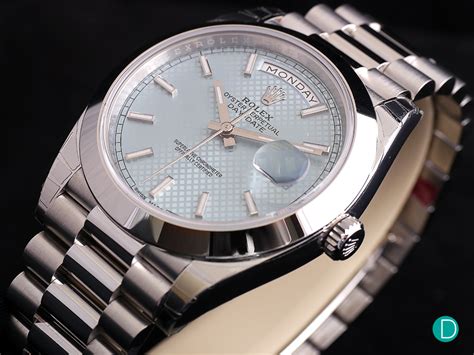 rolex day date platinum weight|rolex day date platinum 40mm.